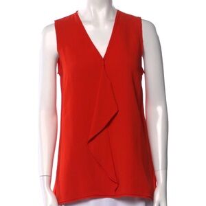Proenza Schouler orange red tank top